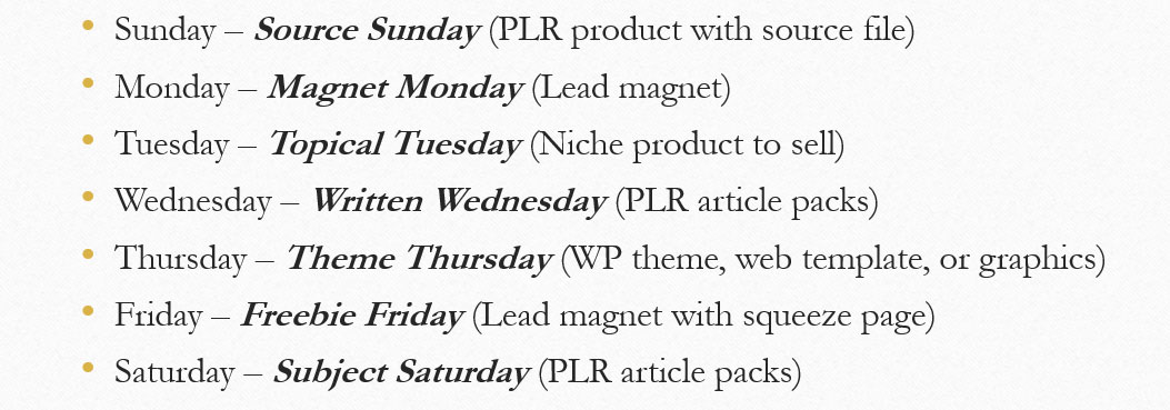 Daily downloads schedule
